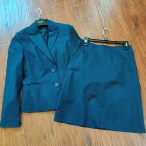 Banana Republic Navy Skirt Business Suit